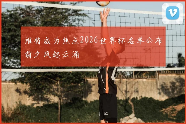 谁将成为焦点2026世界杯名单公布前夕风起云涌